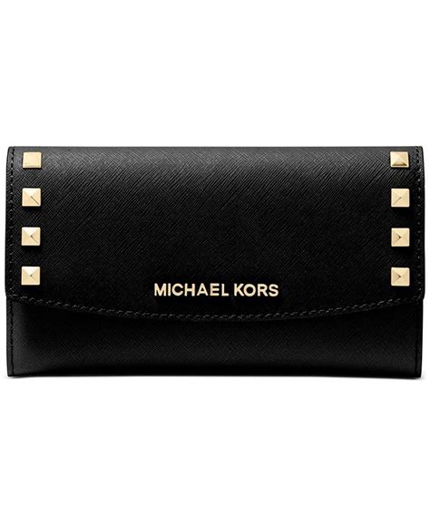 michael kors karla trifold wallet|Michael Kors large trifold wallet.